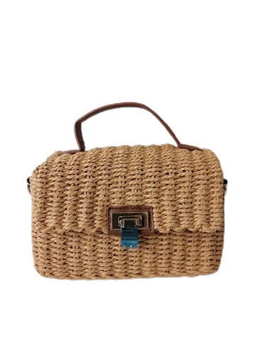 Summer beach handbags straw raffia purple money clutch purse wholesale clutch purse for women luxury casual