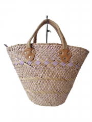 Hot Summer Handmade Straw Hand Bag Purses New Design Beach Handbags Women Tote Bag With Inner Pouch