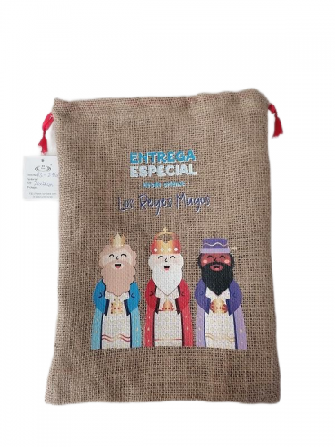 Factory Wholesale Christmas Gift Bags Christmas Burlap Canvas Drawstring Muslin Bag Small Gift Bag For Kids