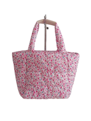 Large Capacity Shoulder Guilted Bag, Eco-friendly Lady Quilted Bag