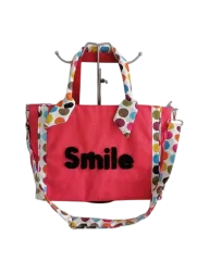 fashion tote bag with embroidey logo , best price large capacity tote canvas bag