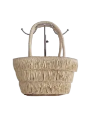 Hot Selling Durable New Style Eco Friendly Customized Design Paper Straw Beach Bags