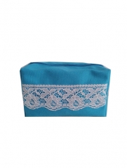 2025 best price high quality cotton canvas comestic bag , customized color handle bag