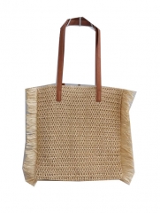 wholesale summer straw bag with lining, best price paper straw bag