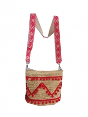 Wholesale best price high quality summer style paper straw bag for lady