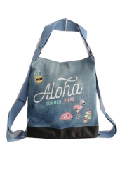 best price fashion cotton bag, jeans material shoulder bag