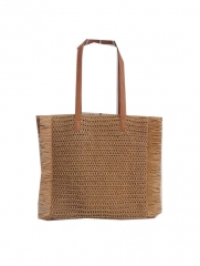 wholesale summer straw bag with lining, best price paper straw bag