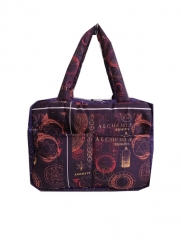 best price good design full color printing quilted bag , polyester quilted bag with lining
