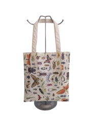 durable using cotton canvas bag, hot selling and best price promotion shopping bag
