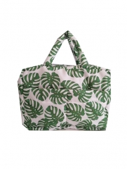 best price good design full color printing quilted bag , polyester quilted bag with lining