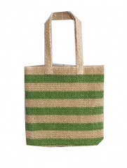 2025 large space fashion beach tote bag, customized color beach paper straw bag with lining