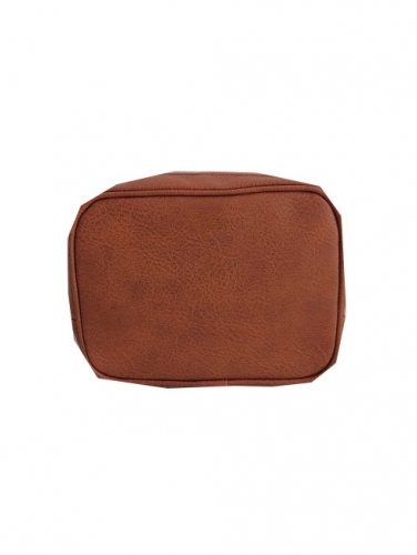 wholesale lady PU comestic bag, best price good quality PU handle bag