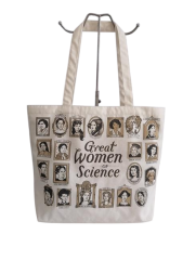 Large Space Cotton Canvas Tote Bag Reusable Using With Shopping Bag