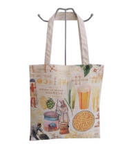 new design thick material lady canvas cotton shopping bag, promition shopping bag
