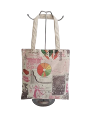 new design thick material lady canvas cotton shopping bag, promition shopping bag