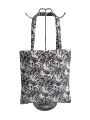 new design thick material lady canvas cotton shopping bag, promition shopping bag