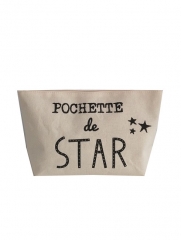 simple design good quality cotton comestic bag, best price comestic bag