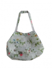 eco-friendly soft cotton shopping promotion bag, lady beach tote bag