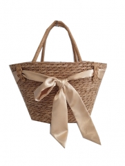 good design best price beach tot bag with lining, eco-friendly durable using beach straw bag
