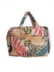 large space high quality quilted bag with customized design , full color printing quilted bag