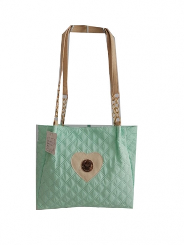 wholesale high quality best price polyester bag with lining and zipper