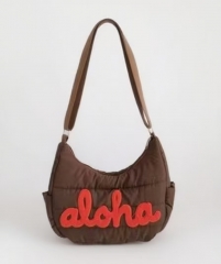 best price good design full color printing quilted bag , polyester quilted bag with lining