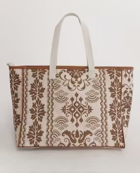 Wholesale Custom Pattern Zipper Tote Crossbody Sling Bag Durable Large Capacity Canvas Cotton Shoulder Bags