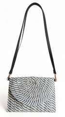 Handwoven Paper Raffia Shoulder Bag Raffia Women Clutch Straw Beach Tote Bag