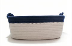 Round Shape Large Space Customized Color Durable Storage Box Cotton Material