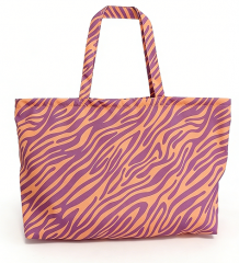 Wholesale Hot Selling Eco Friendly Large Capacity Tote Handbag Casual Summer Customized Printing Canvas Cotton Bag With Handle