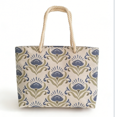 Large-capacity & cost-effective shopping bag with cotton rope handle, for promotional use.