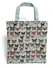 Butterfly Glitter Durable Cotton Canvas Bag, Hot-Selling Promotional Shopping Bag
