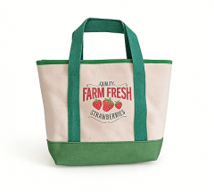 Large Personalized Cotton Canvas Tote Bag Reusable Custom Tote Shopping Bags Cotton Canvas Bag