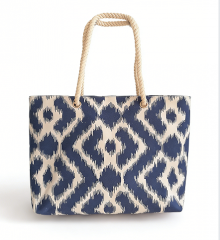 Large-capacity & cost-effective shopping bag with cotton rope handle, for promotional use.