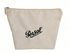 large capacity，wholesale lady cotton comestic bag , eco-friendly cotton canvas comestic bag
