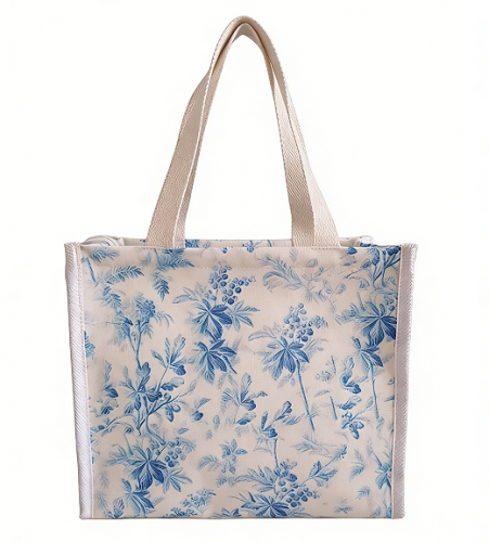 Wholesale customized print shoulder bag, hot selling canvas cotton shopping bag