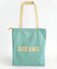 new design thick material lady canvas cotton shopping bag, promition shopping bag