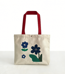 customized design promotion bag, lady canvas cotton shopping bag