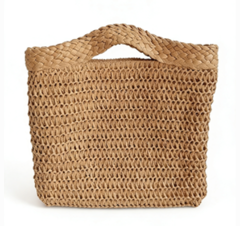 Beach Bags 2025Hand Crochet Handbag Wholesale Paper Straw Bags Tote Summer Beach Handbags