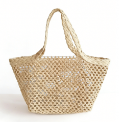 Premium Paper Straw Beach Tote Bag – Large Capacity, Lightweight Summer Handbag Ideal for Beach Trips & Wholesale