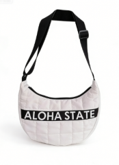 Large Capacity Shoulder Guilted Bag, Eco-friendly Lady Quilted Bag