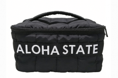 large space high quality quilted bag with customized design , full color printing quilted bag