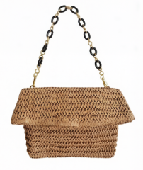 Summer beach handbags straw raffia purple money clutch purse wholesale clutch purse for women luxury casual