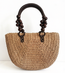 Factory wholesale custom straw bag summer beach bag handbags for women girls ladies bohemian style
