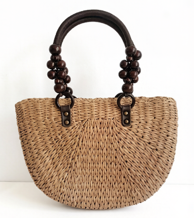 Factory wholesale custom straw bag summer beach bag handbags for women girls ladies bohemian style