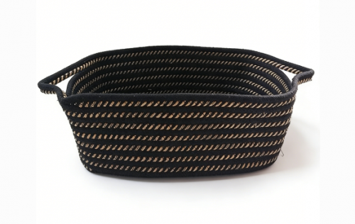 Round Shape Large Space Customized Color Durable Storage Box Cotton Material