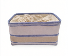 LOGO Print Square Laundry Basket with Handle