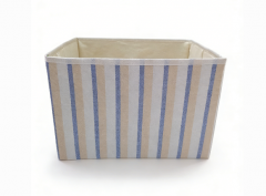 LOGO Print Square Laundry Basket with Handle