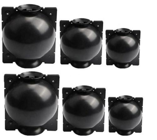 Reusable Black Round Plant Air Propagation Transplant Rooting Ball Large High Pressure Grafting Tree Root Growing Box for Garden