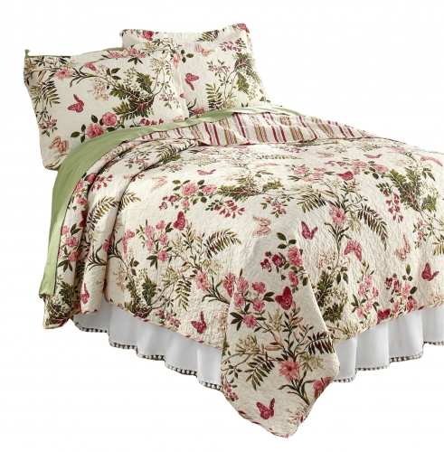 Hot Sale Source Manufacture Chinese Floral Bedspread Warm Bedspread